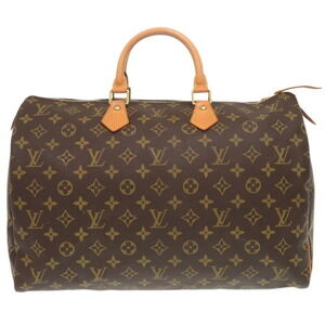 LOUIS VUITTON Authentic Brown Monogram Speedy 40 Bag